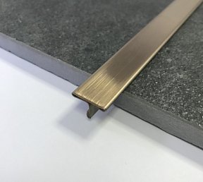 Профиль Juliano Tile Trim ST015-3B-8H-14W Rose Gold (ширина шляпки 14мм)  (2700мм)